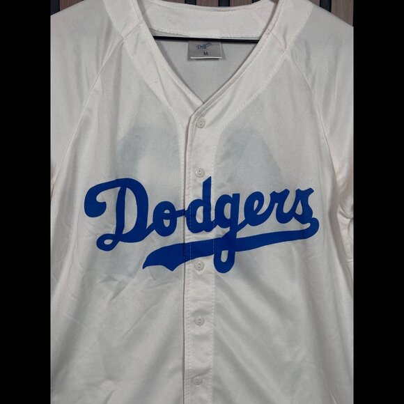 Los Angeles Dodgers Jackie Robinson Night Jersey Medium Adults #42 Button - Picture 2 of 12